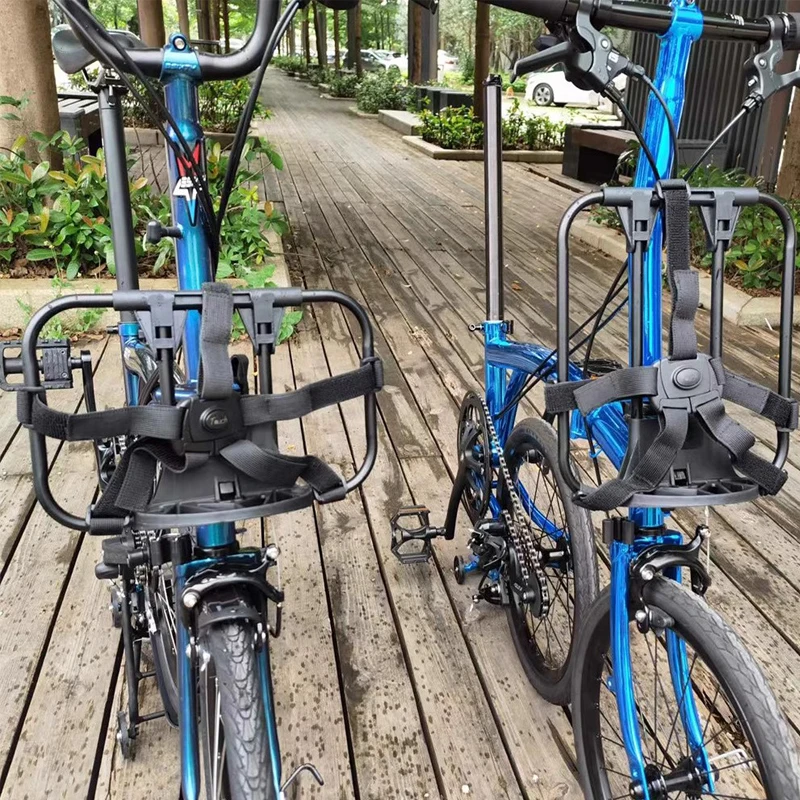 Schultasche Rack Rahmen Riemen Taschengurt Auto Fronttasche für Brompton Modifikation Zubehör Vogel Autozubehör