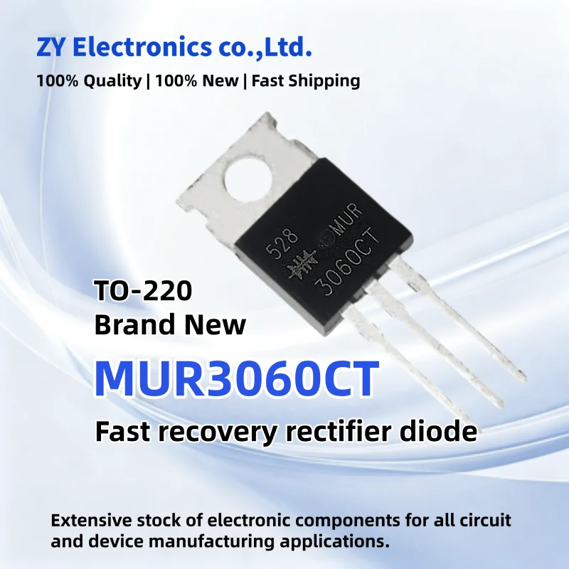 10PCS-30PCS 100% New MUR3060CT TO-220 Fast recovery rectifier diode Best quality