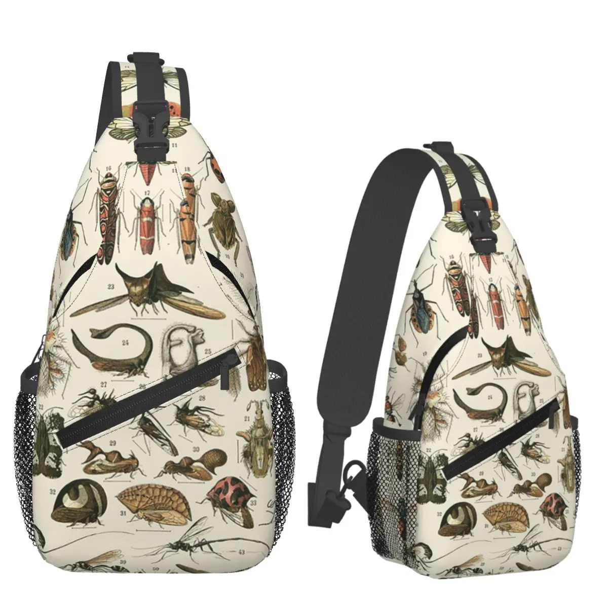 

Insects 2 Chest Bag Men Sling Crossbody Backpack Chest Bag Traveling Hiking Daypack Shoulder Bag