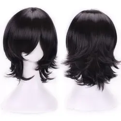 Men's Short Layered Hair Anime Cosplay Wigs Party Wig Black Costume Anime Inside Out Wigs