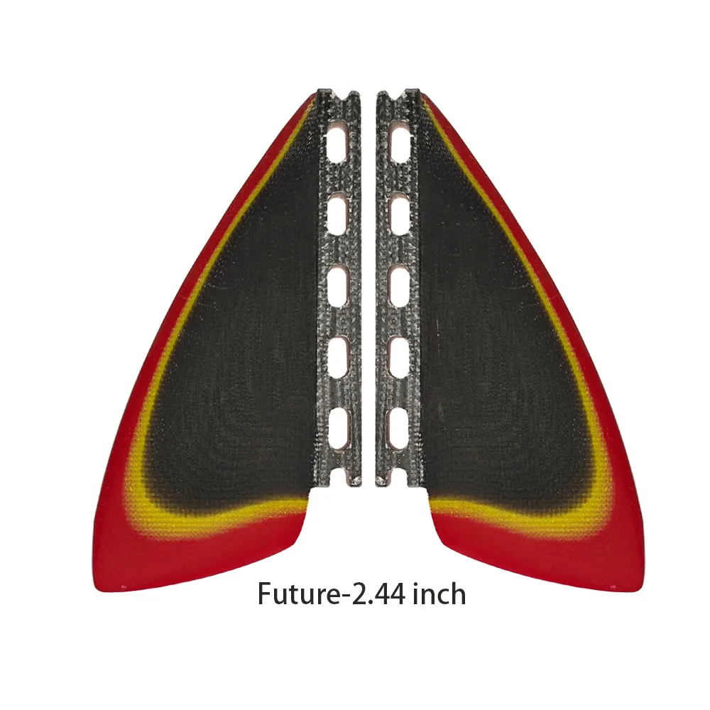 New 2-FIN 2.44inch FUTURE Fiberglass Surfboard Propeller Fins