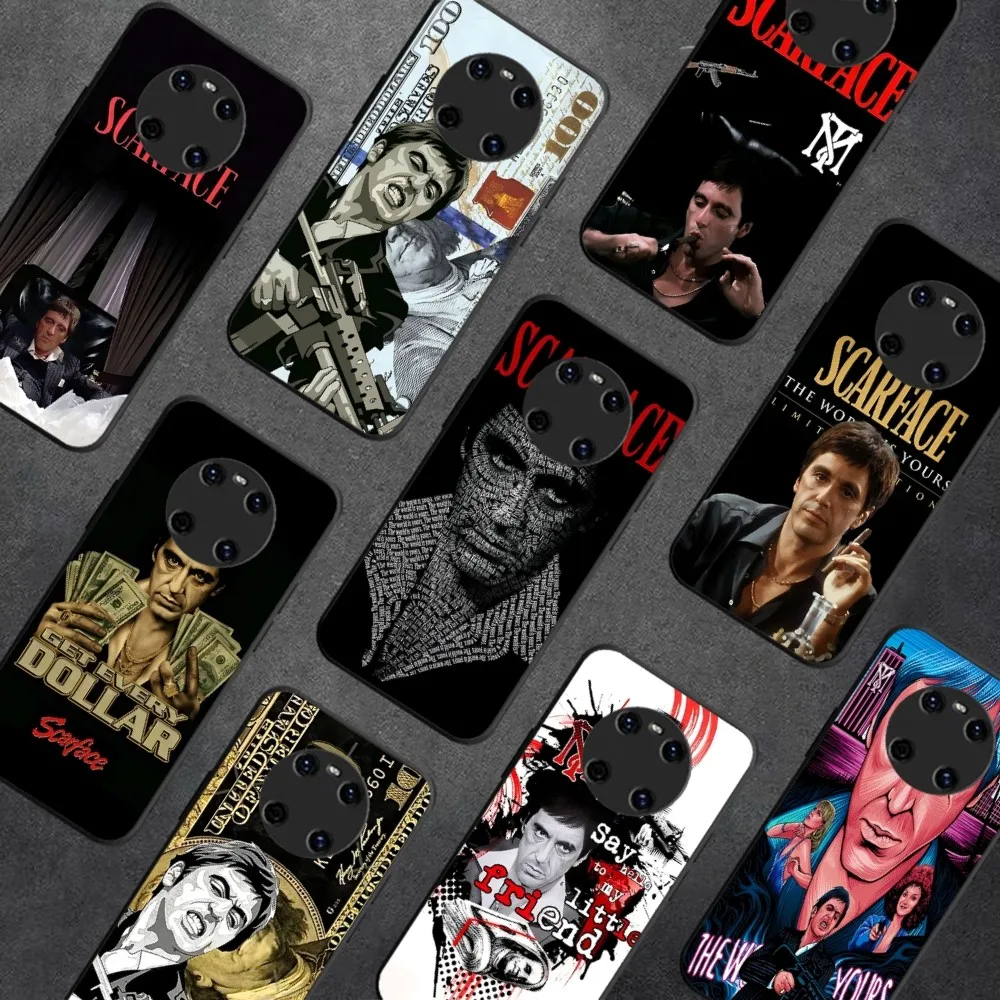 S-Scarface T-Tony M-Montana Film Phone Case For Huawei Y9 6 7 5 Prime Enjoy 7s 7 8 Plus 7a 9e 9plus 8E Lite Psmart Shell