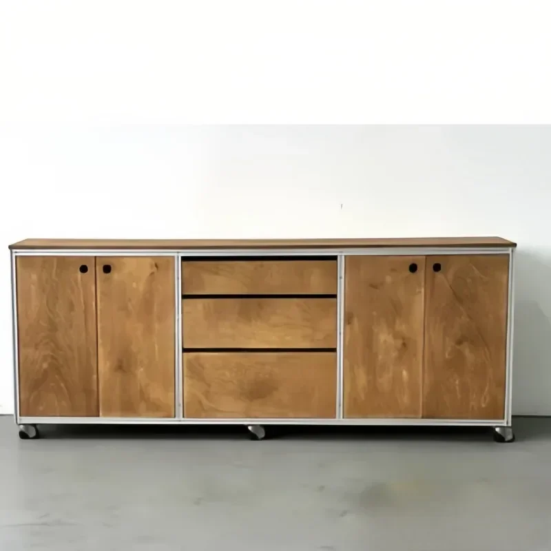 Combination Aluminum Profile Medieval Storage TV Cabinet Storage Floor-to-ceiling Bookshelf
