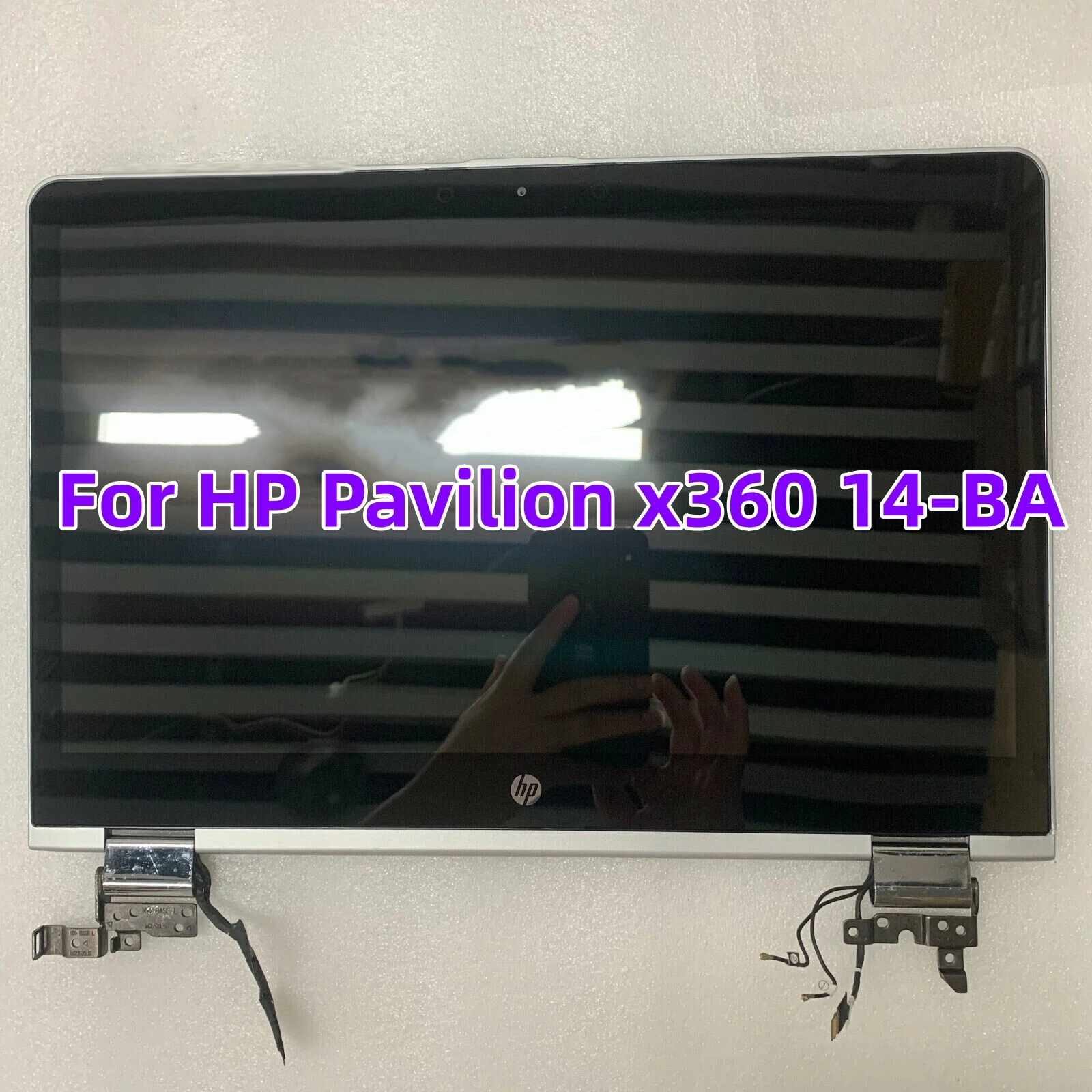 

14-дюймовый полный экран для HP Pavilion x360 14-BA 14M-BA, ЖК-дисплей, сенсорный экран, дигитайзер, полная сборка, верхняя часть, половина комплекта