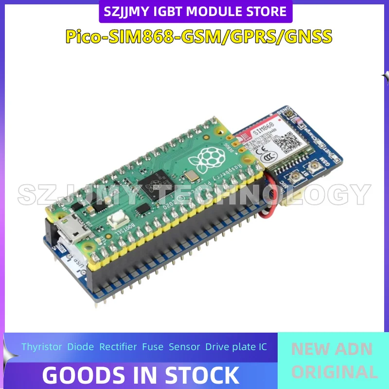 Raspberry Pi Pico GSM/GPRS/GNSS Expansion Board SIM868 Module UART Interface 2G Internet Access   NEW ORIGINAL IN STOCK