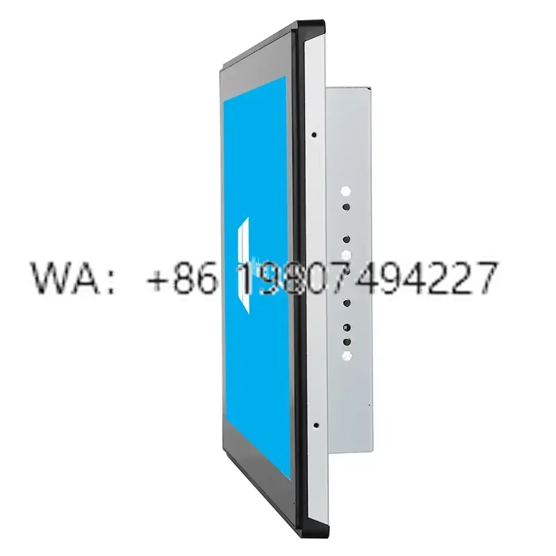 for 15 Inch Capacitive Touch Screen IP65 Front Waterproof Aluminum Metal True Flat LCD 4:3 USB DC Industrial Grade