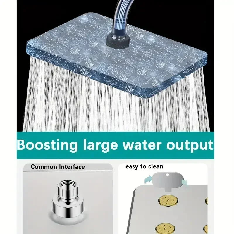 10-inch Large Shower Head Universal Large Shower Head Pressurized Anti-blocking Shower Head