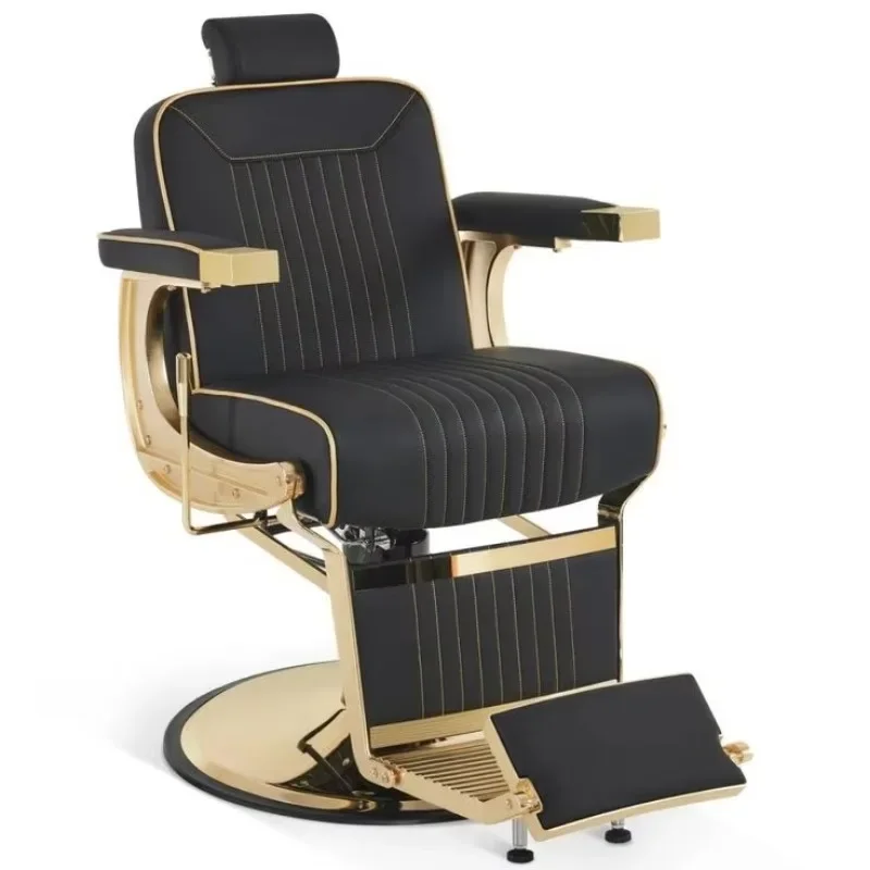 

Furniture Barber Chair Brown Barber Chair Portable, Foldable, Eco-friendly, Lightweight