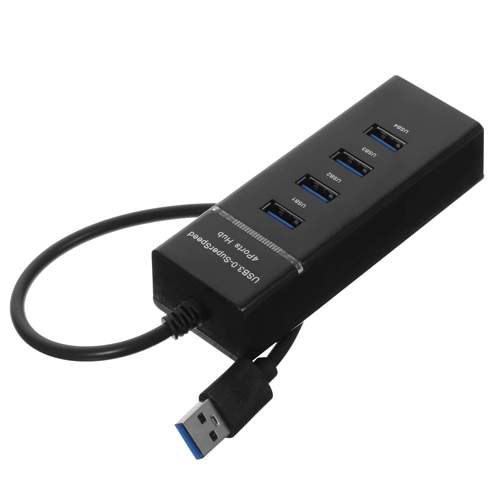 

USB3.0 Hub Multiple Port Adapter Splitter Dispenser Extender Plastic for Laptop