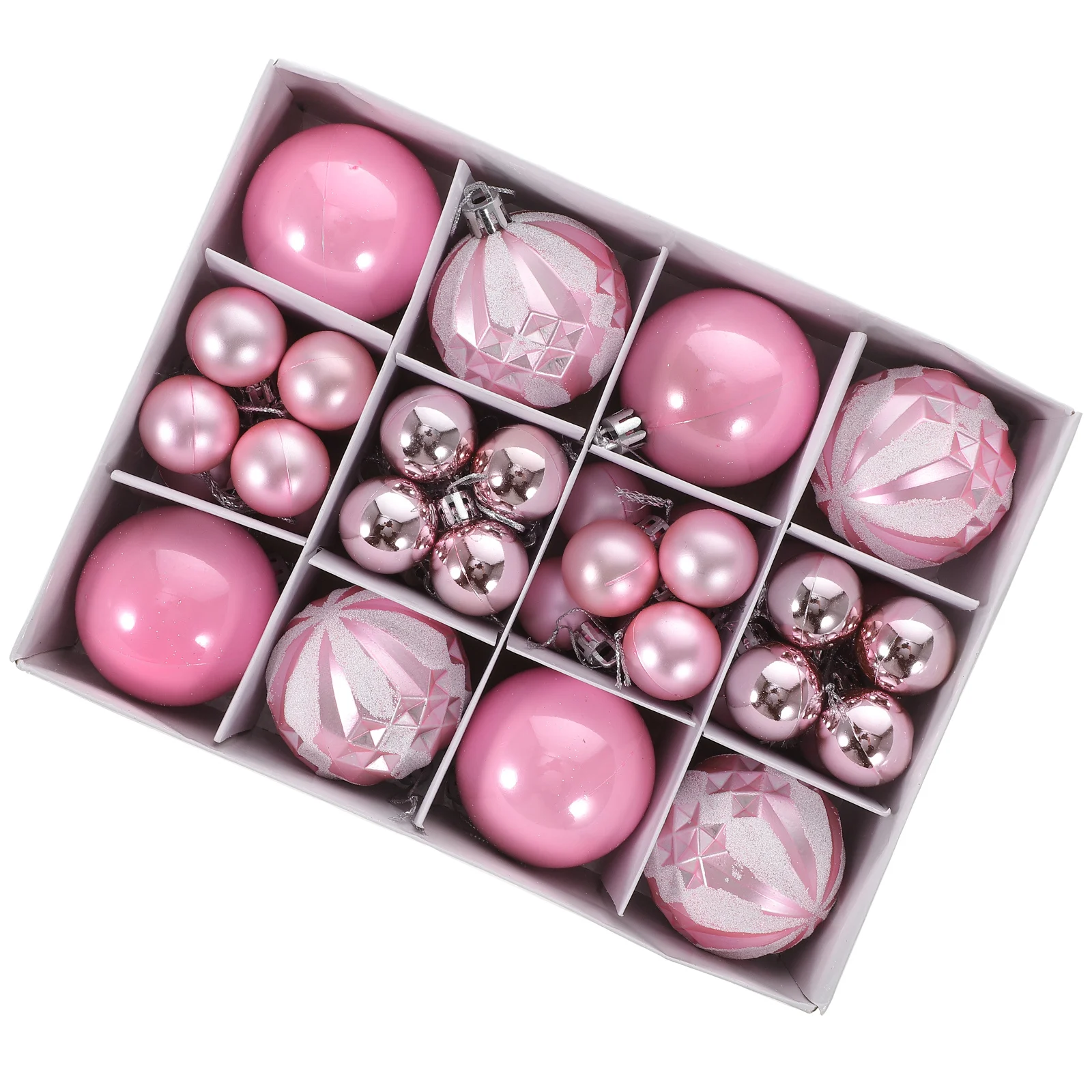 

40 Pcs Christmas Balls Plastic Spheres Large Hanging Decor Pendant Tree naments for Xmas Celebrations Ball Pendant Christmas