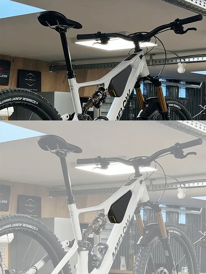 1,7L wasserdichte Fahrrad-Rahmentasche, MTB-Rennrad-Oberrohr-Unterrohr-Aufbewahrungstasche, Fahrradzubehör – Detail 12