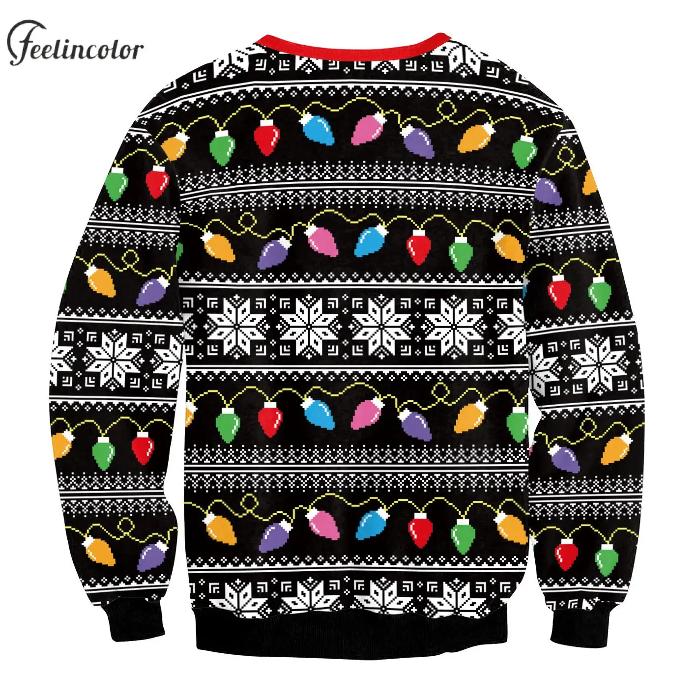 Ugly Christmas Oversize Sweatshirt Couple Pullovers Graphic Sweatshirts for Men 90S Vintage Tracksuit Streetwear Male Clothing