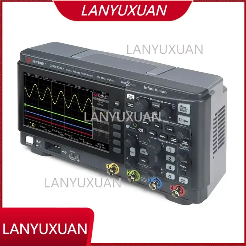 Keysight DSOX1204A Digital Oscilloscope, 70-200MHz 4 Analog for University Education - New , Ready to Ship