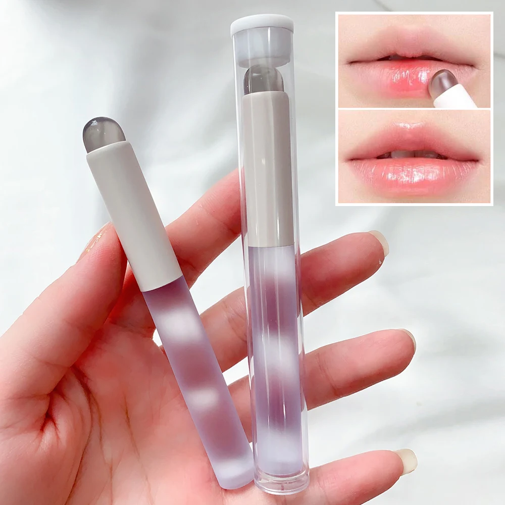 Soft Silicone Brushes For Lips Round Head Lipstick Smudge Makeup Brush Multi-functional Concealer Brush Portable Makeup Tool