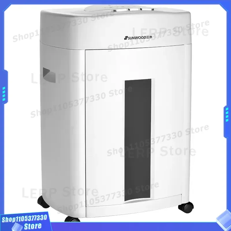 PS7 Paper Shredder 15 Sheets Capacity Cross Cut Office Home Security Destroyer for CD Credit Card Nail Pin Heavy Duty Machine