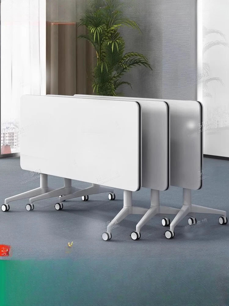 

Training table and chair combination Mobile desk Long table Educational institution splicing