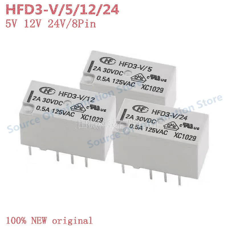 5Pcs HFD3-V/4.5/5/1… - image