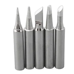 5pcs Lead-Free Welding Solder Tip Soldering IronTip Replacement 936 Soldering Iron Tip Welding Head  Welding Soldering Accessori