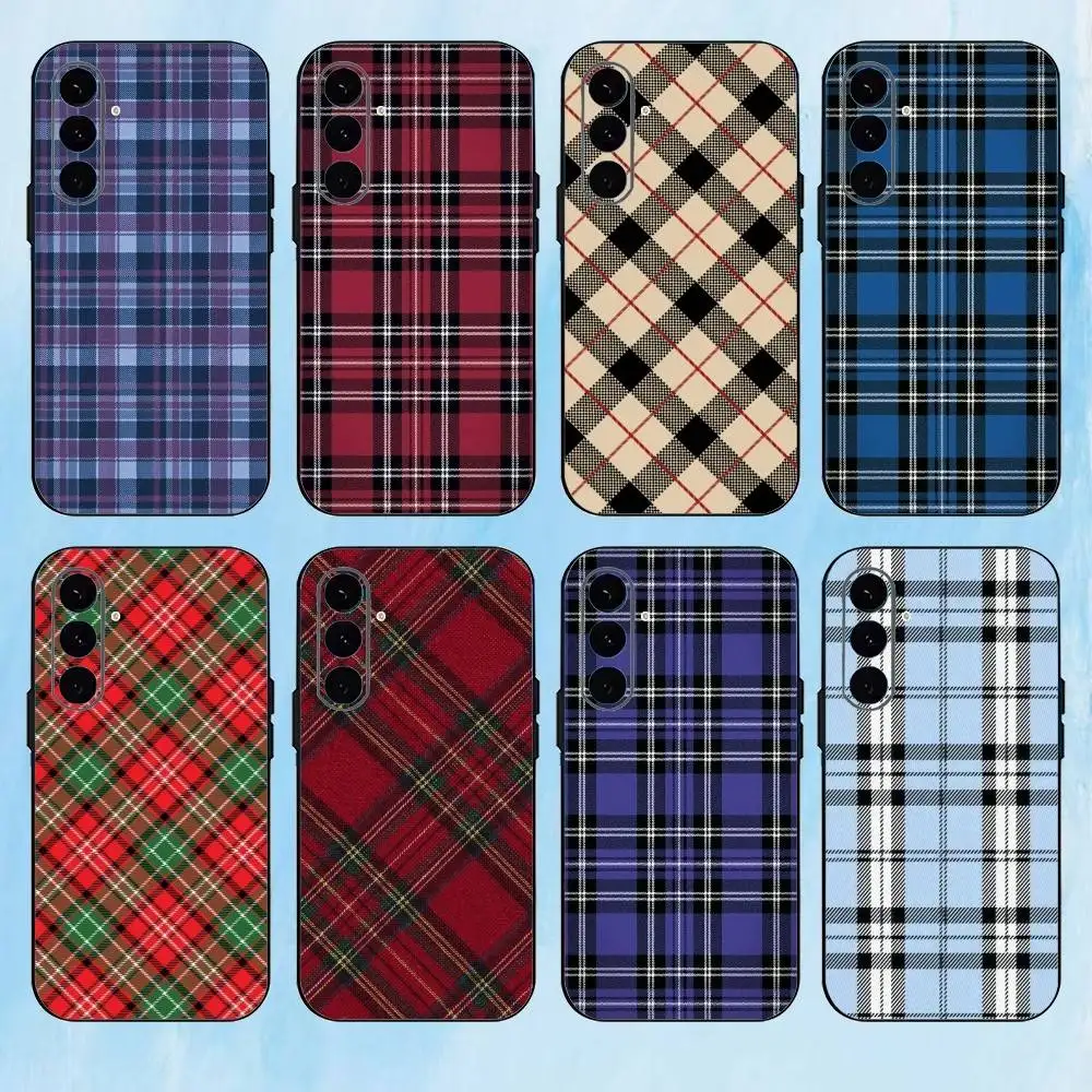 

Clan Stewart Dress Tartan Phone Case For Samsung Galaxy A73,A72,A71,A70,A53,A52,A51,Others Soft Black Cover