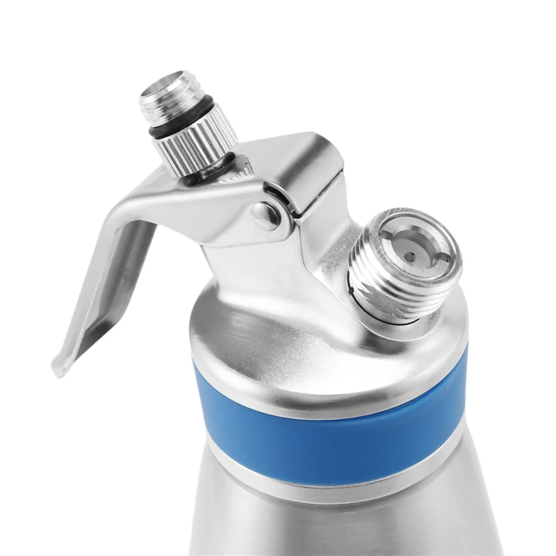 2X диспенсер для взбитых сливок, пенообразователь для сливок, 1000 мл, ручной производитель взбивающего крема с 6 наконечниками из нержавеющей стали