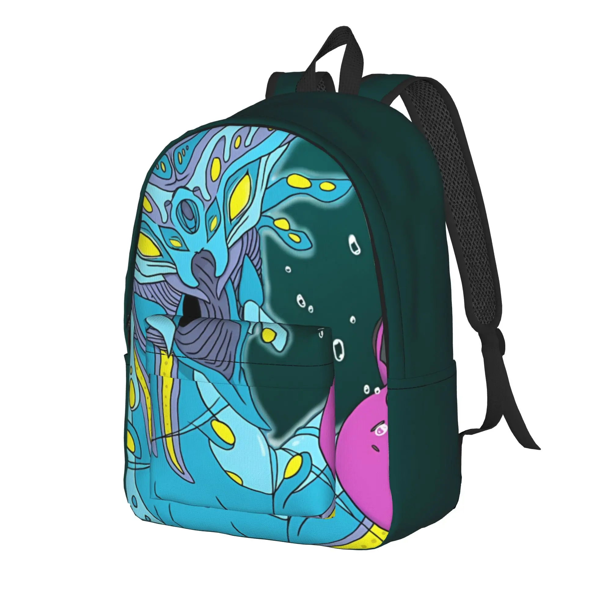 Back to School Season Ghost Leviathan Backpack Subnautica Couple Kawaii Backpack