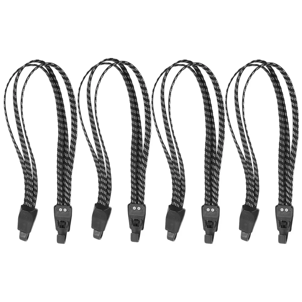 

4pcs Bicycle Luggage Straps: Universal Bike Packing Tie Down For Travel Camping Adventure Adjustable Wear-Resistant Cargo