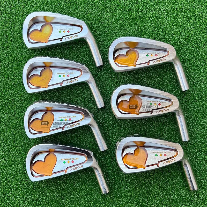 New Itobori Golf Club Itobori Poker Golf Forged Irons Set #4-#P(7pcs) Orange Itobori Irons