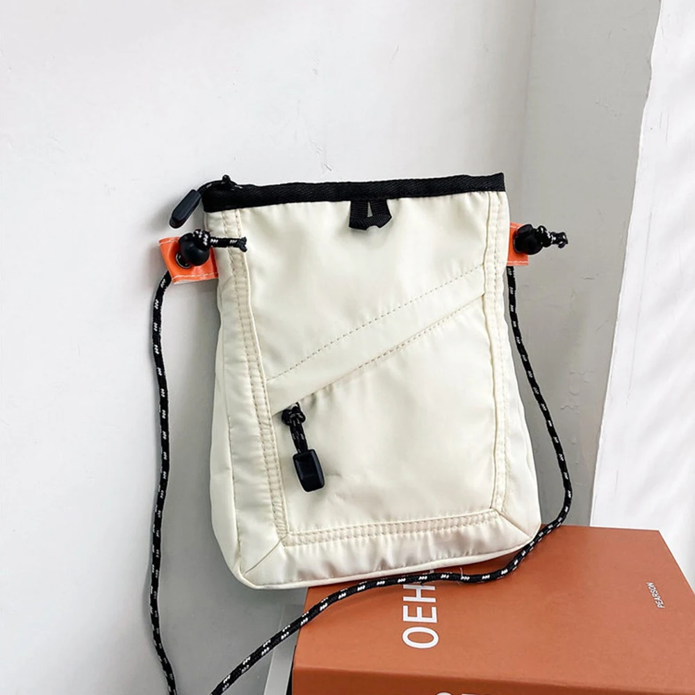 Mini bolso de mensajero impermeable, bolsa cuadrada para teléfono móvil, Mini bolso de hombro informal para viaje, Unisex