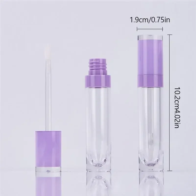 8ml Cosmetic Sample Container Package DIY Lip Balm Tube Container With Cap Refillable Empty Lipstick Bottle Lipgloss Tube