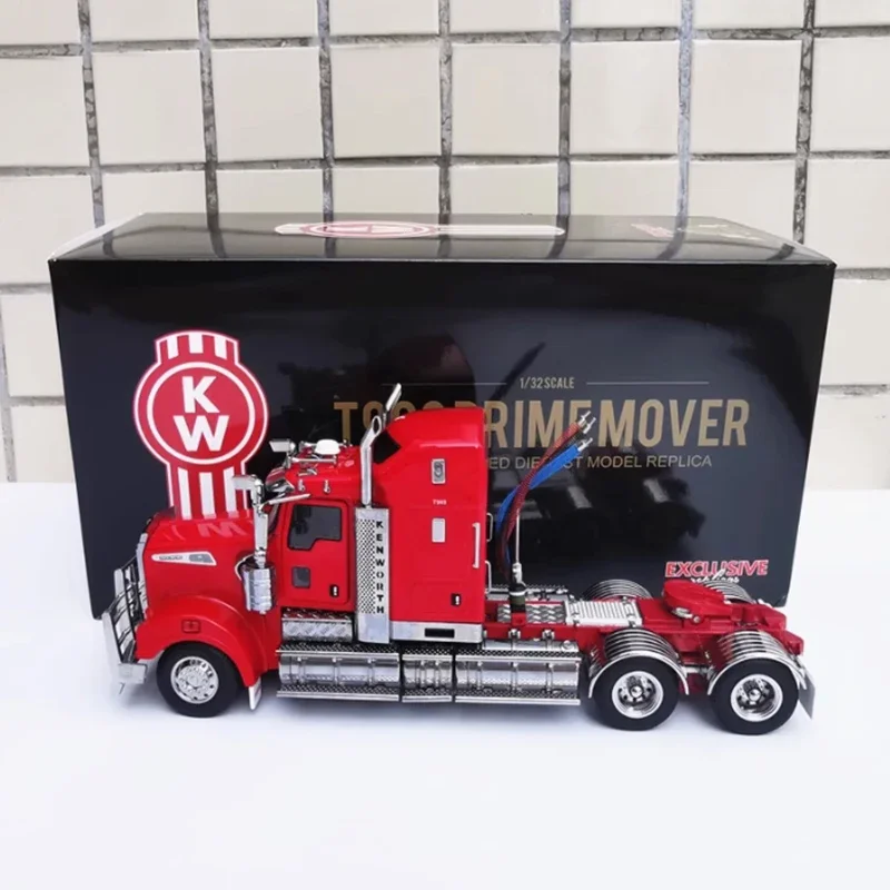 EXCLUSIVE-Tête de remorque australienne moulée sous pression, camion Kenworth T909, transporteur de tête de traction, modèle en métal, affichage de jouets cadeaux, échelle 1:32