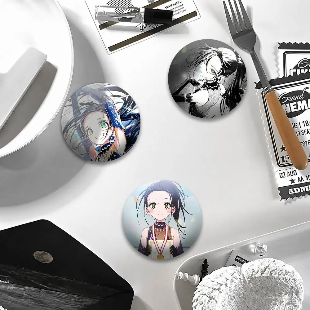 Medalist Hikaru Kamisaki Badges Creative Tinplate Button PinsBrooch Badge Clothes Backpack