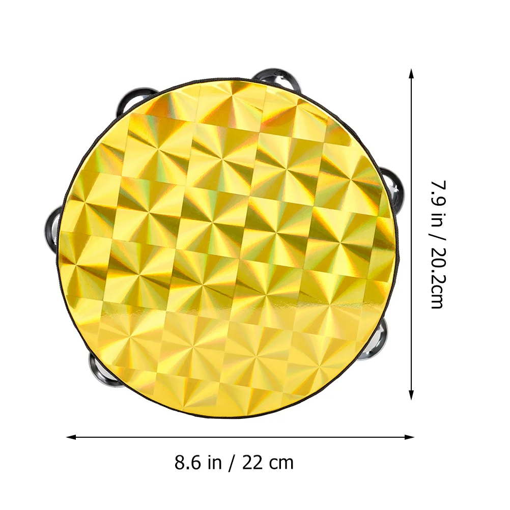 الدفوف طبلة يدوية أداة قرع لعبة تعليمية تحفز اهتمام الموسيقى والتنسيق بين اليد والعين