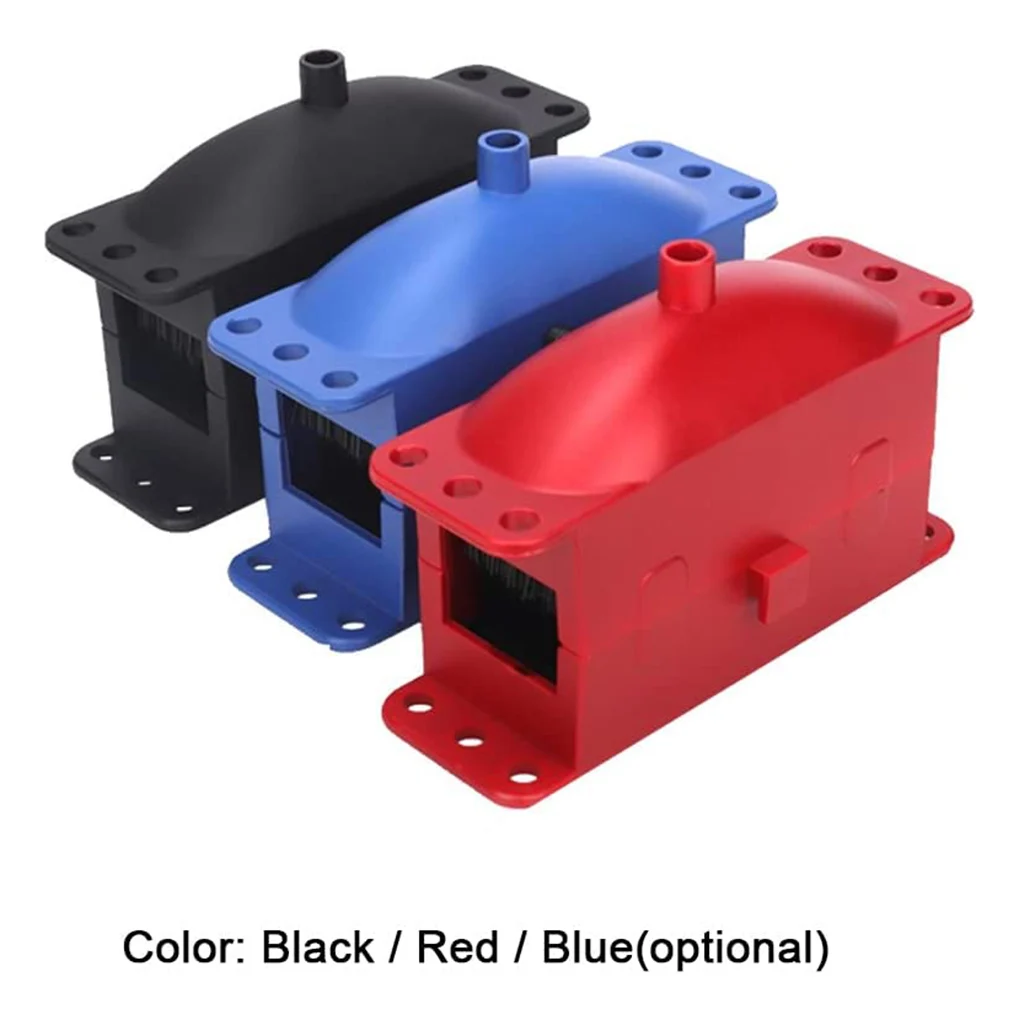 مجموعة أدوات تنظيف سلسلة الدراجات النارية، أداة تشحيم تروس الدراجات باللون الأسود