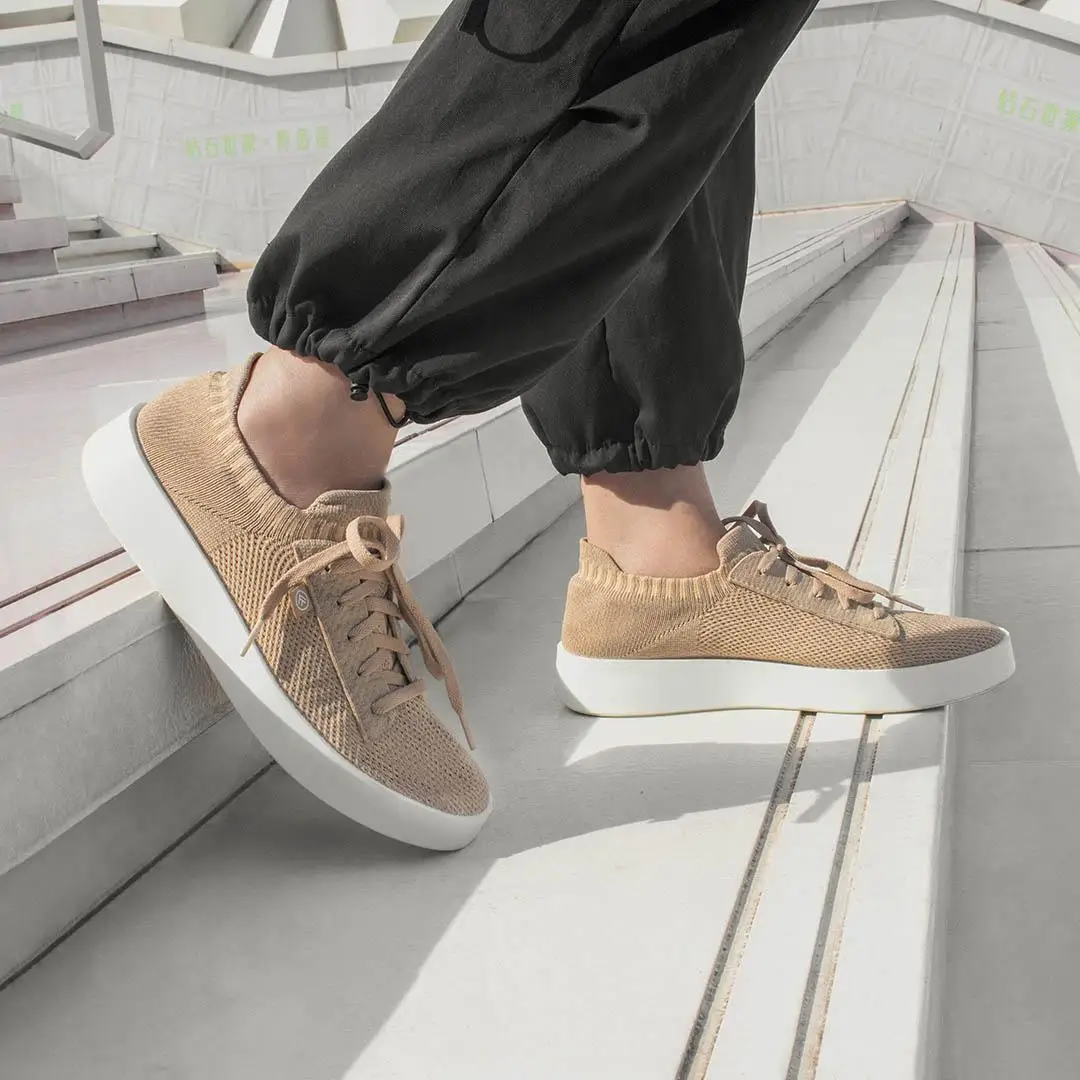 xiaomi mijia FREETIE Citywalk board shoes high elastic flying woven upper,PU perfusion one molded sole lazy shoes