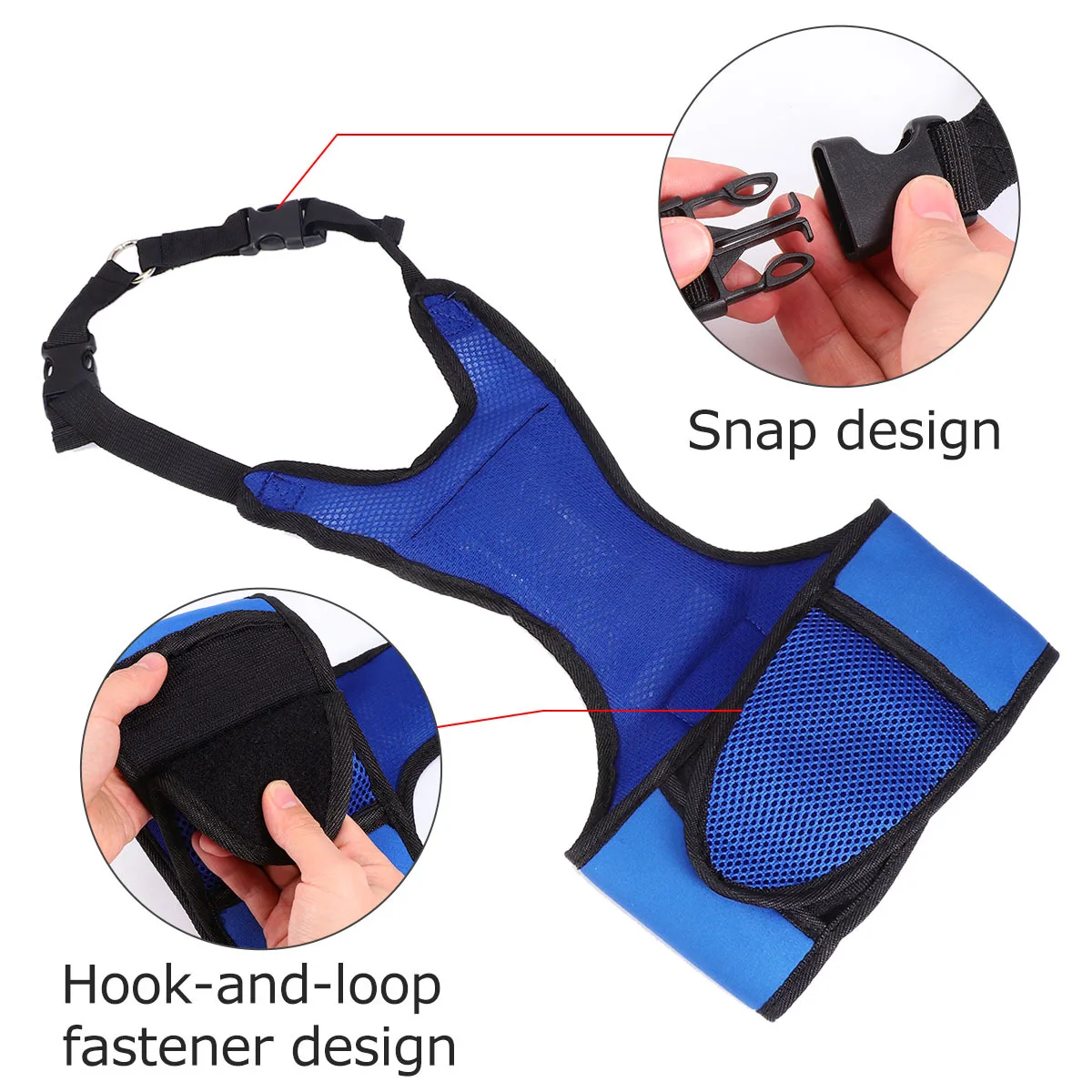 

Summer Pet Cooling Harness Adjustable Dog Cooling Chest Strap Breathable Comfortable Touch for Outdoor Activities