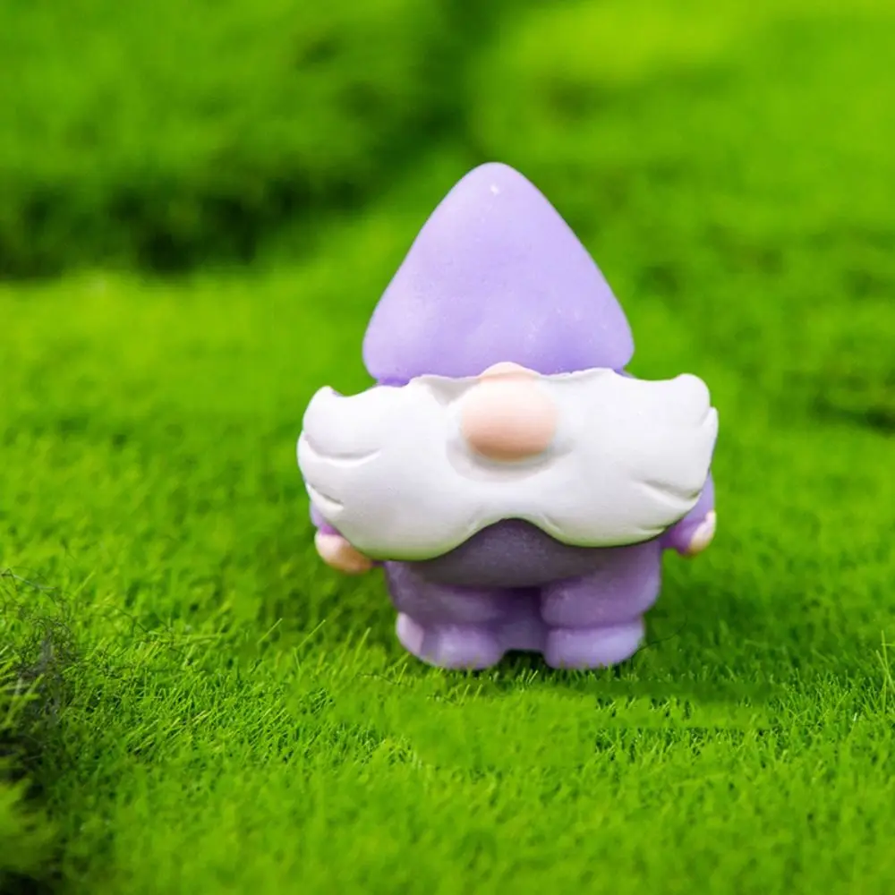 Multicolor Mini Gnome Figurines Resin Micro Landscape Garden Elf Mushroom Pumpkin Home Decoration Desktop Knick-knack
