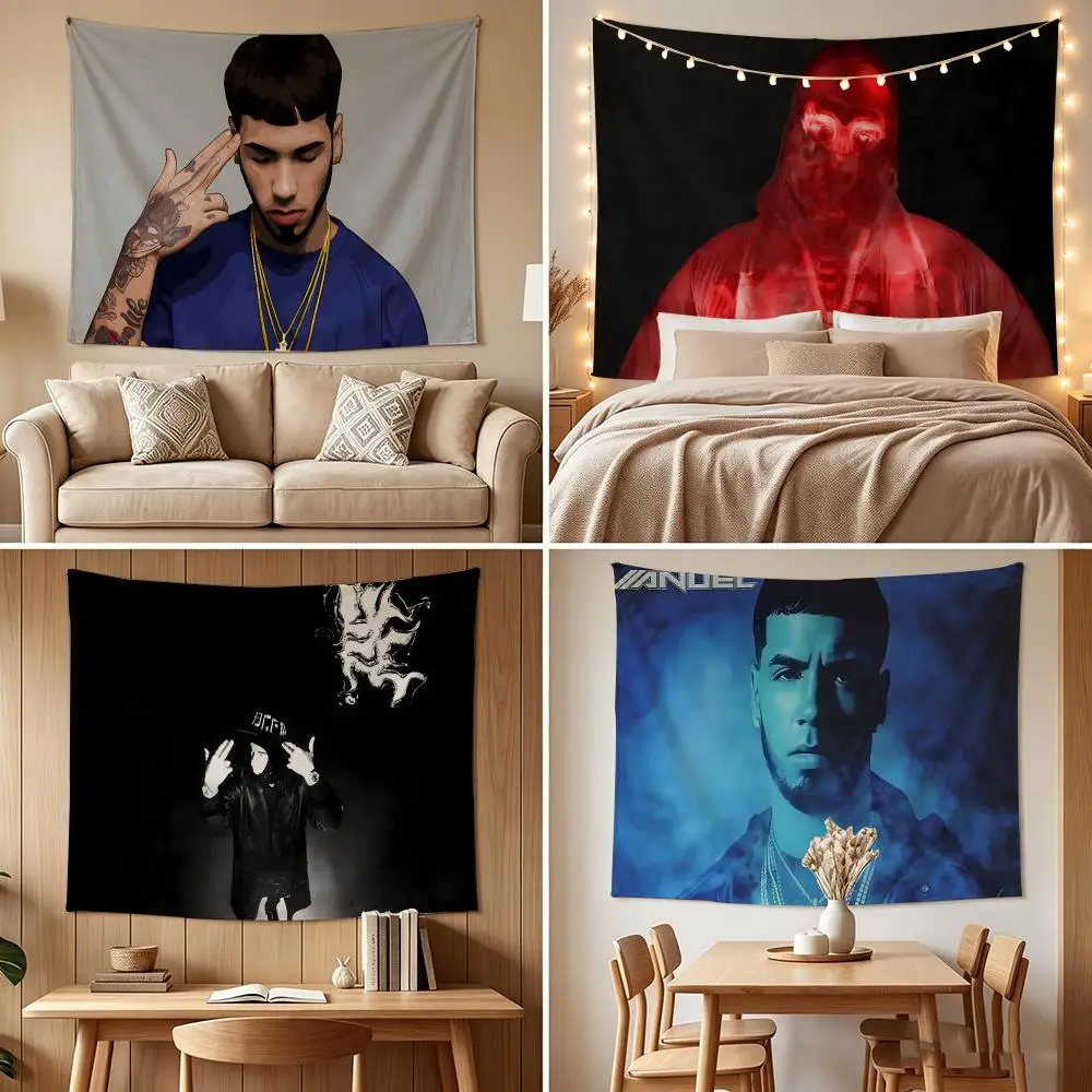 Y-Yeat Tapestry Custom Living Bedroom Party Dormitory Interior Wall Bohemian Decoration Attached Clip