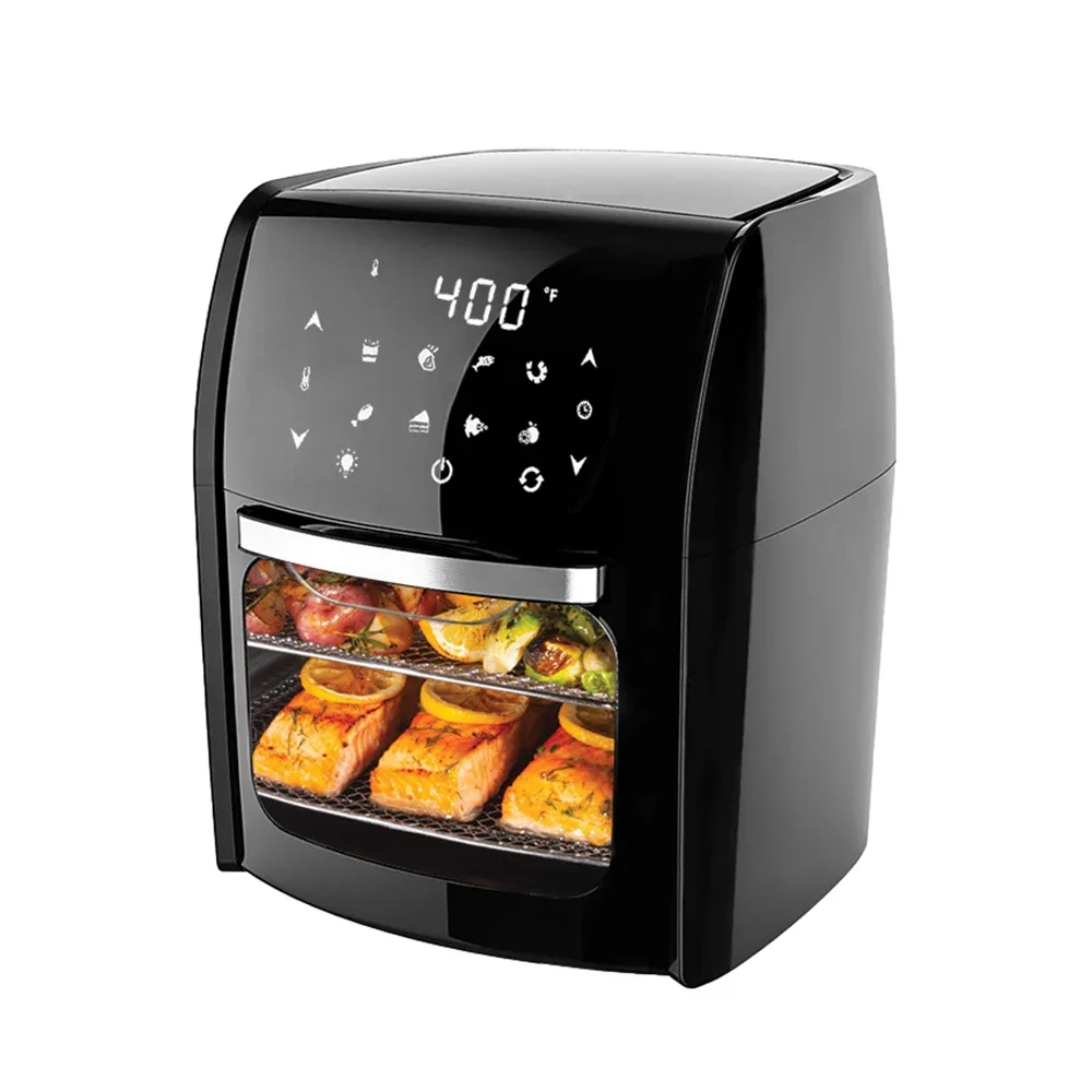 Multi-function Independent Baskets Smart 12 Liters Electric Digital Air Fryers with Visible Window