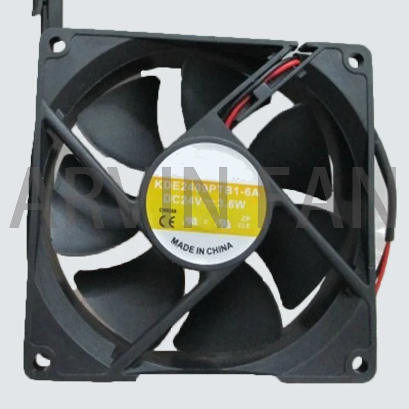 Original KDE2409PTB1-6 90mm 9225 24V 3.6W  2wrie Cpu Cooler Heatsink Axial Cooling Fan 9025 90x90x25mm