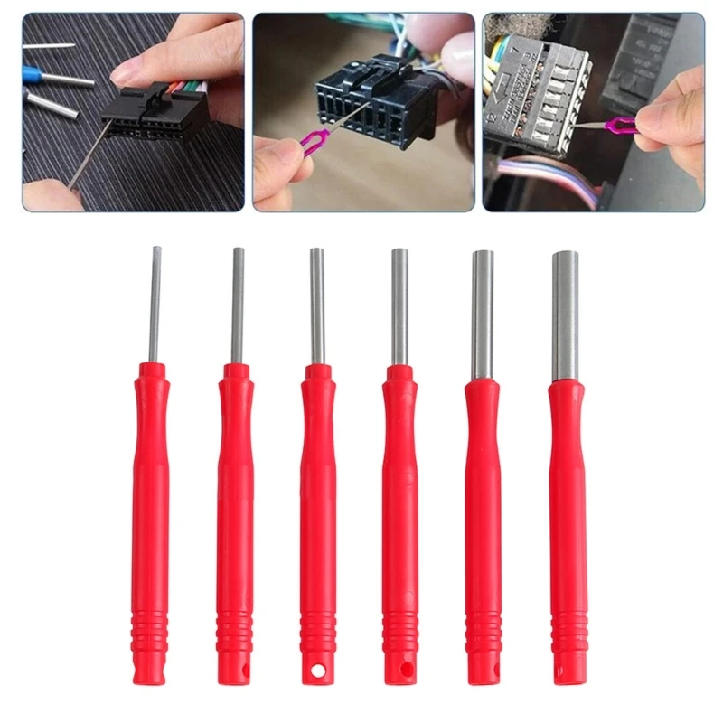 Terminal Removal Tool Set, Terminal Ejectors for Car, Pin Extractor Tool Release Electrical Wire ConnectorPuller