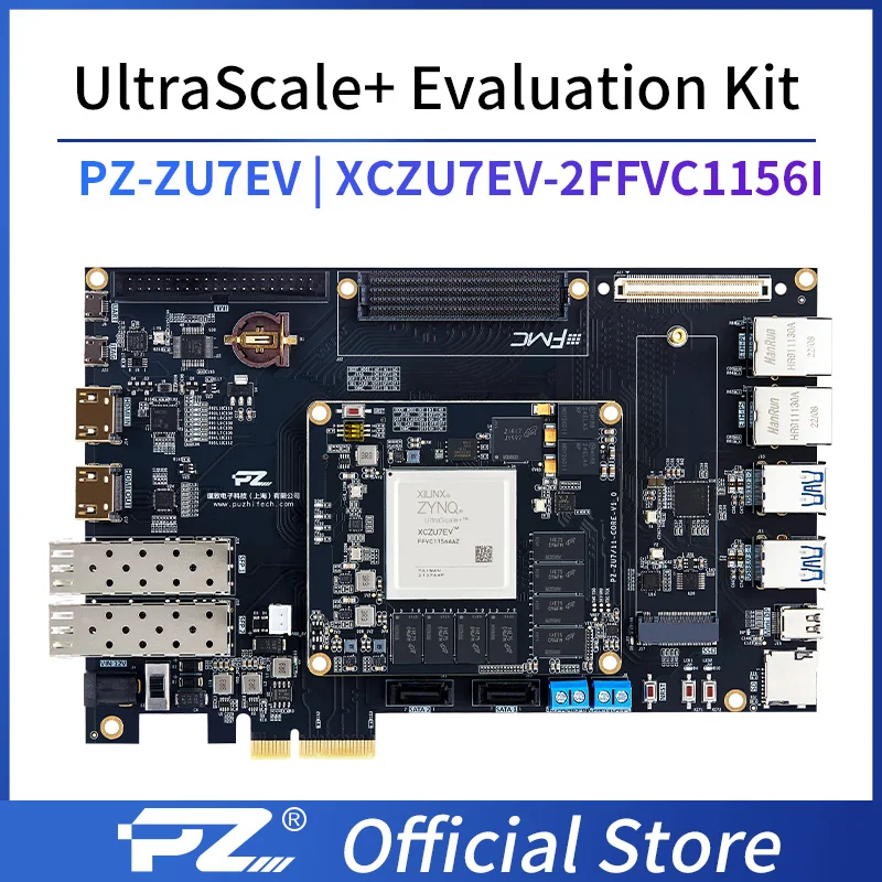 

Fpga board Puzhi PZ-ZU7EV-KFB оценочный комплект Xilinx ZYNQ UltraScale FPGA макетная плата MPSOC PCIE