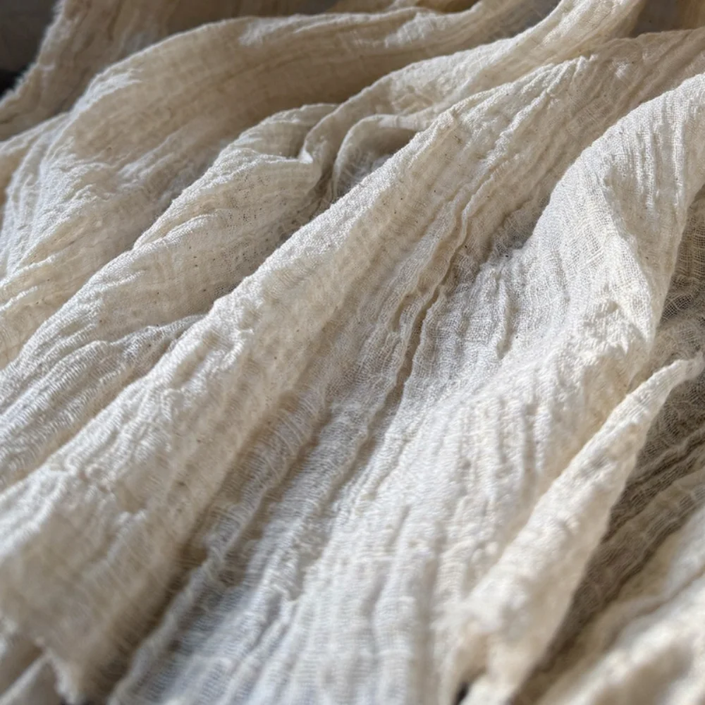 Bej Kahve Rengi Düz Renk Pilel - Linen Fabric Natural incelemesi ve fiyatı