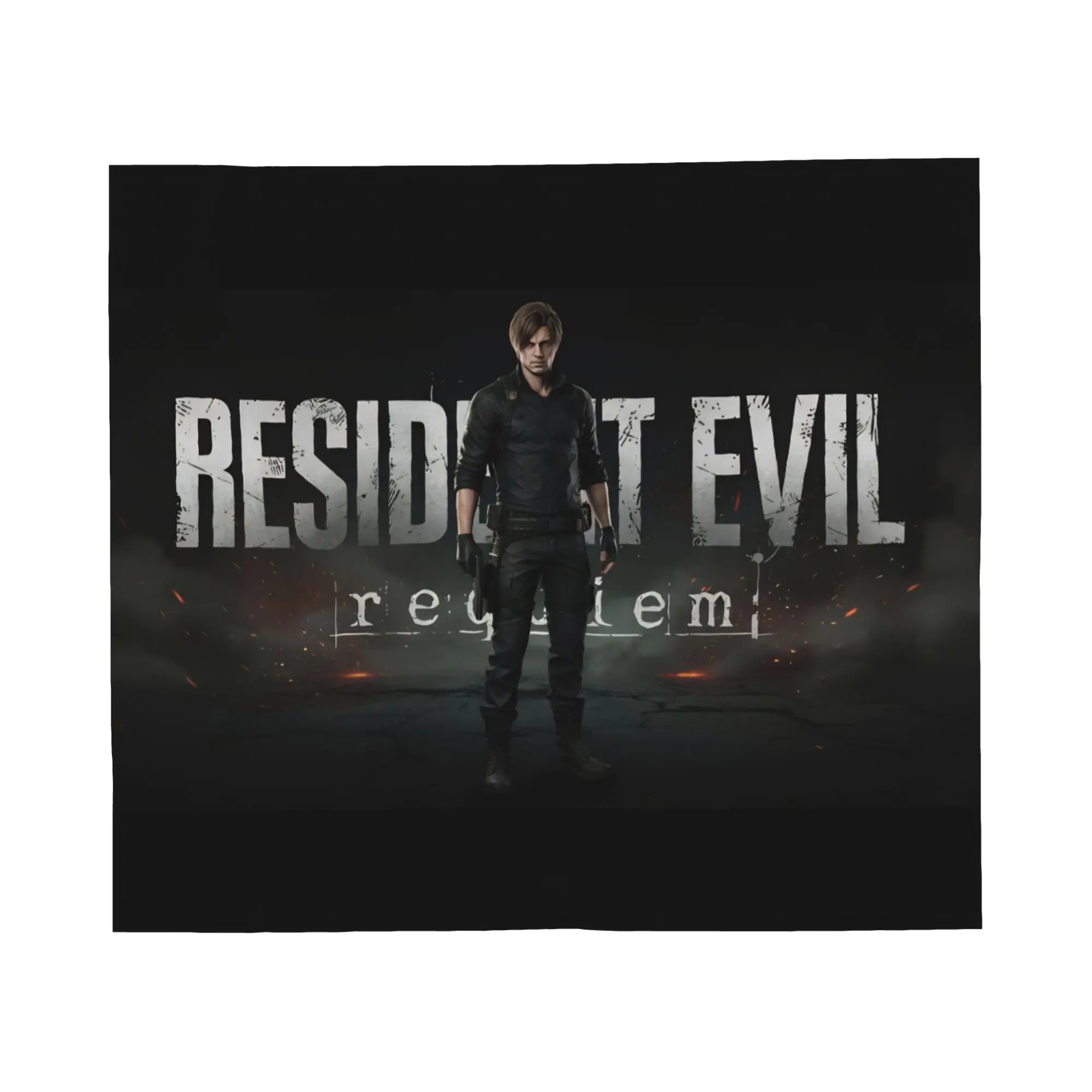 Super Soft Residents Evils 9 Requiem Game Throw Blanket Premium Fleece Flannel Bed Blanket Warm Plush Blankets All Season Use