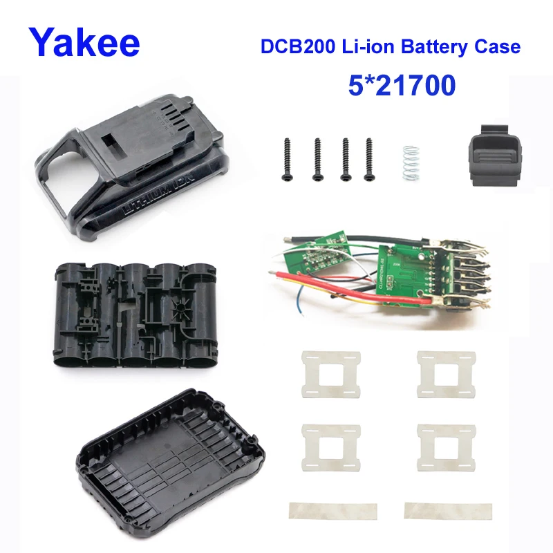 Yakee DCB200 21700 리튬 이온 배터리: 전문가가 추천하는 배터리 저장 박스
