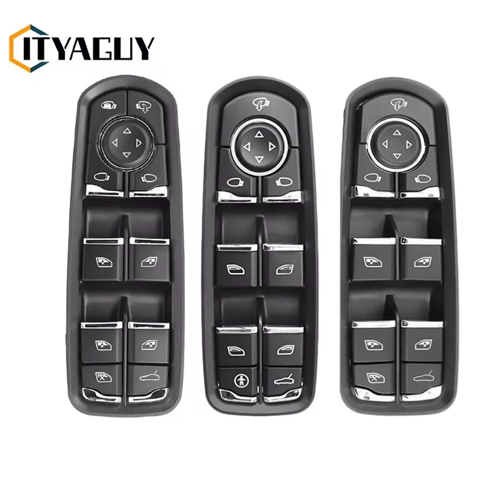 

7PP959858AEDML 7PP959858RDML 7PP959858MDML Front Left Power Window Switch Button For Porsche Cayenne Macan Panamera 2011-2017