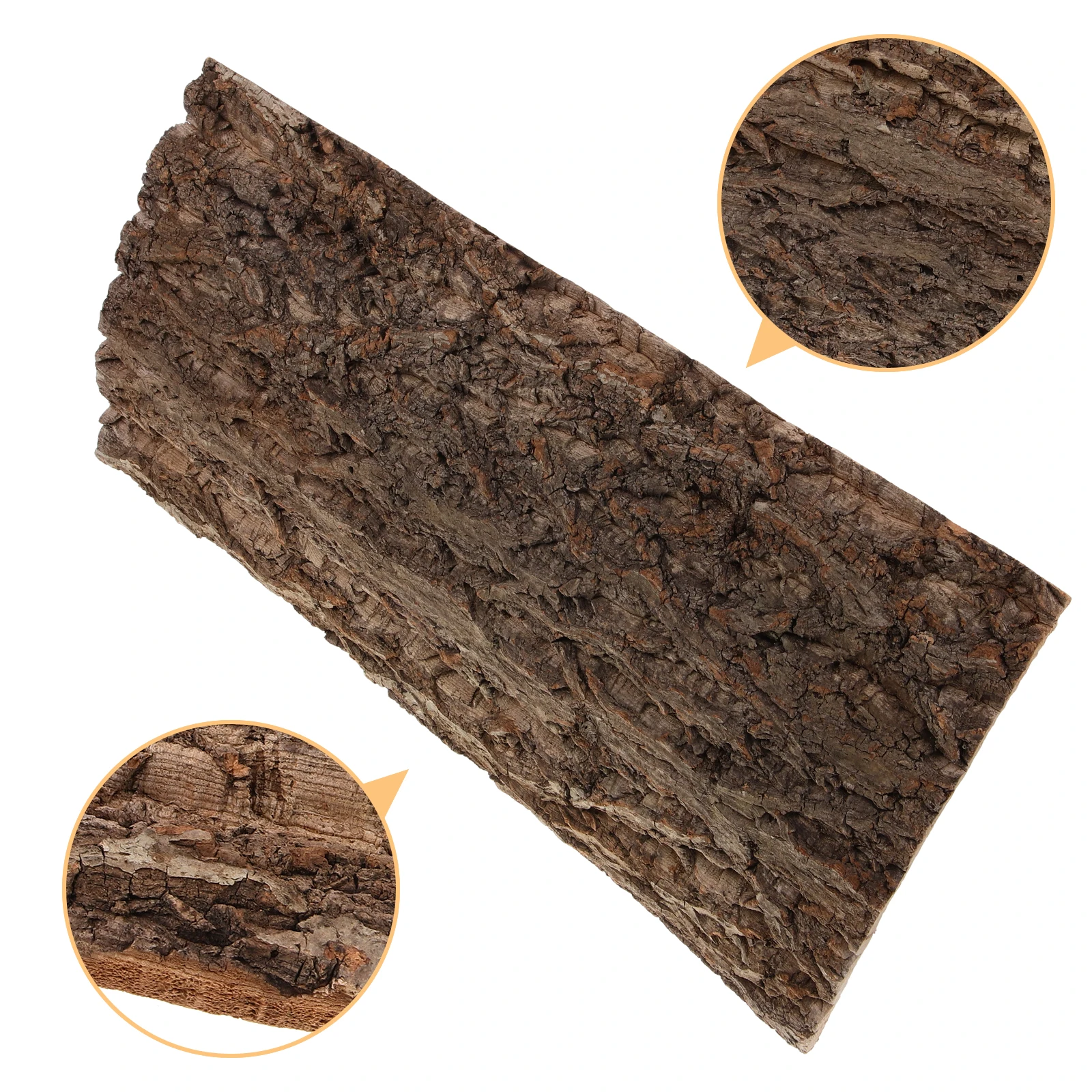 

Tree Bark Decoration 30x60cm Terrarium Aquarium Reptile Tank Background Wall Stickers EcoFriendly Pet Supplies