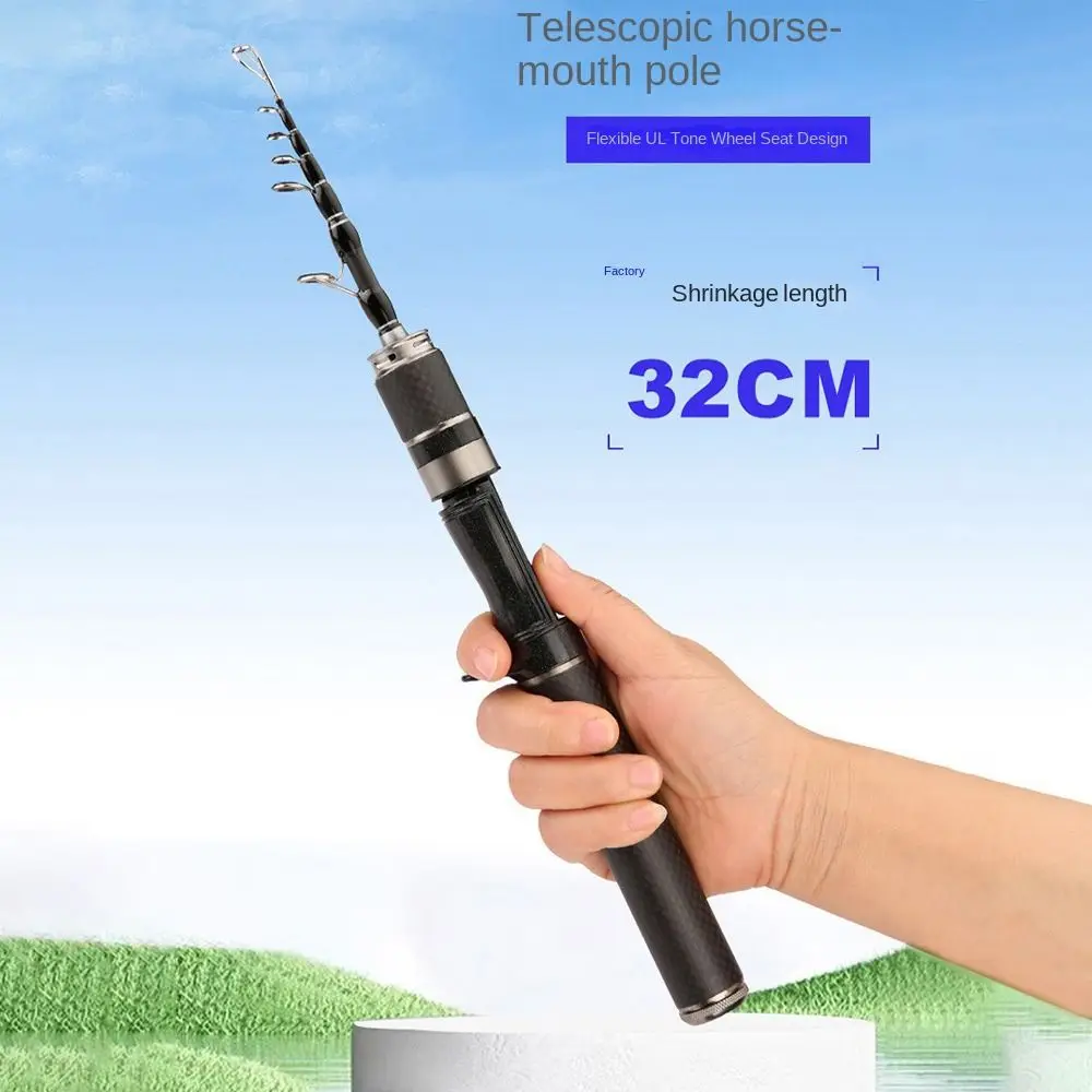 

Telescopic Fishing Rod Full Kits Casting Rod Glass Fibre Feeder Rod Combo 1.5m-1.8m Ultra Short Fishing Rod Set Fishing