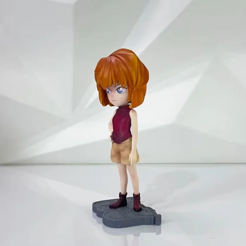 شخصيات المحقق كونان أنيتا هايلي الجديدة الشكل السادس الرمادي أنيمي تمثال فتاة بولي كلوريد الفينيل تمثال جمع نموذج الديكور هدية #5