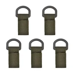 5pcs Outdoor Nylon Molle Webbing Backpack Buckle Mini EDC Bag Clip Tool Army Carabiner
