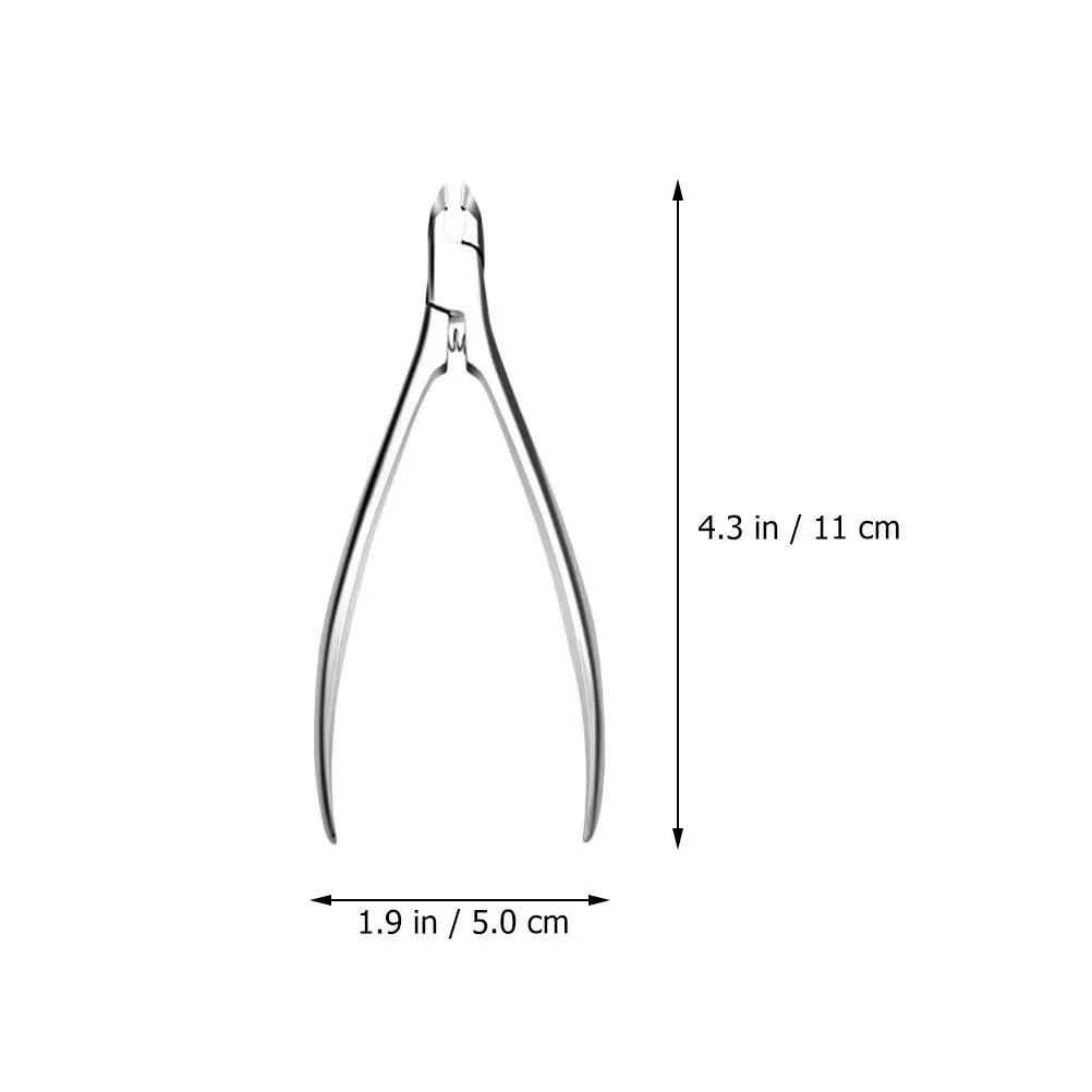 1 Set Dead Skin Plier Kit Stainless Beak Nail Trimmer Professional Manicure Pedicure Tool Compact Cuticle Nippers